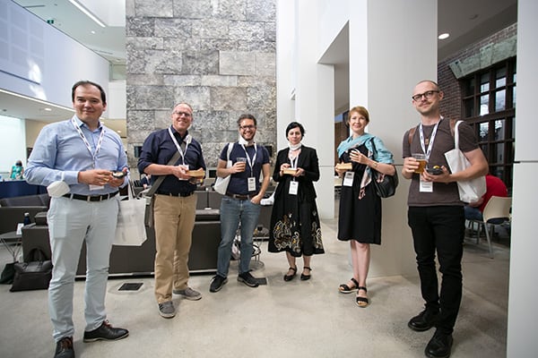 SIOE conference photo: Reception at the Toronto conference.